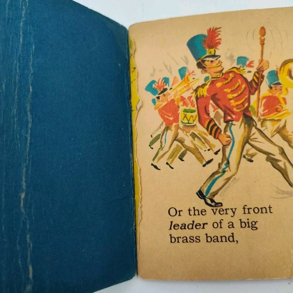 1949‎ Tiny Tales When I Grow Up VTG Whitman Children's Book📸SEE PIC📏